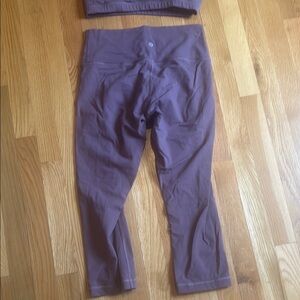 lululemon Purple High-Waisted Leggings